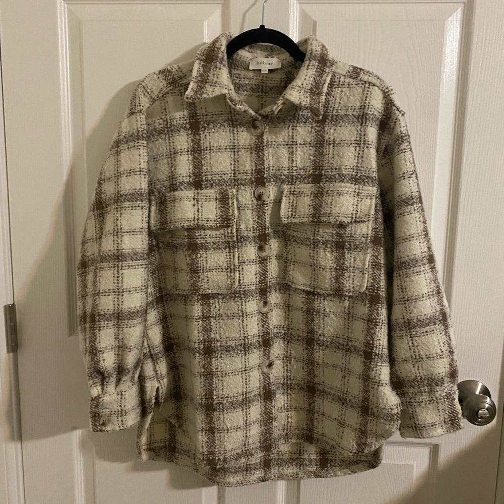 Böhme Taupe Shacket